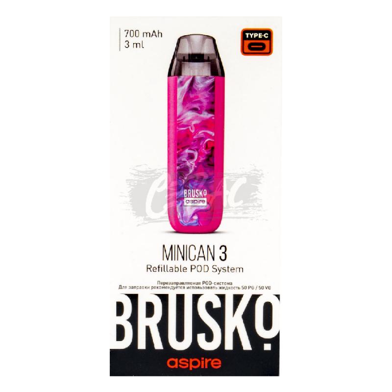 POD Система BRUSKo Minican 3 Розовый флюид 700mAh