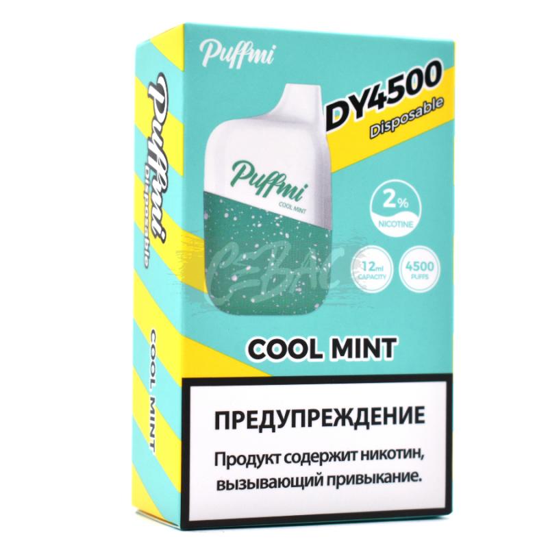 Электронная сигарета Puffmi DY 4500 Cool mint (Морозная мята)