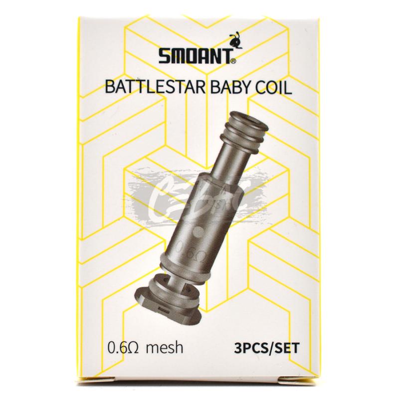 Испаритель Smoant Battlestar Baby Coil 0,6 Ом, 3шт