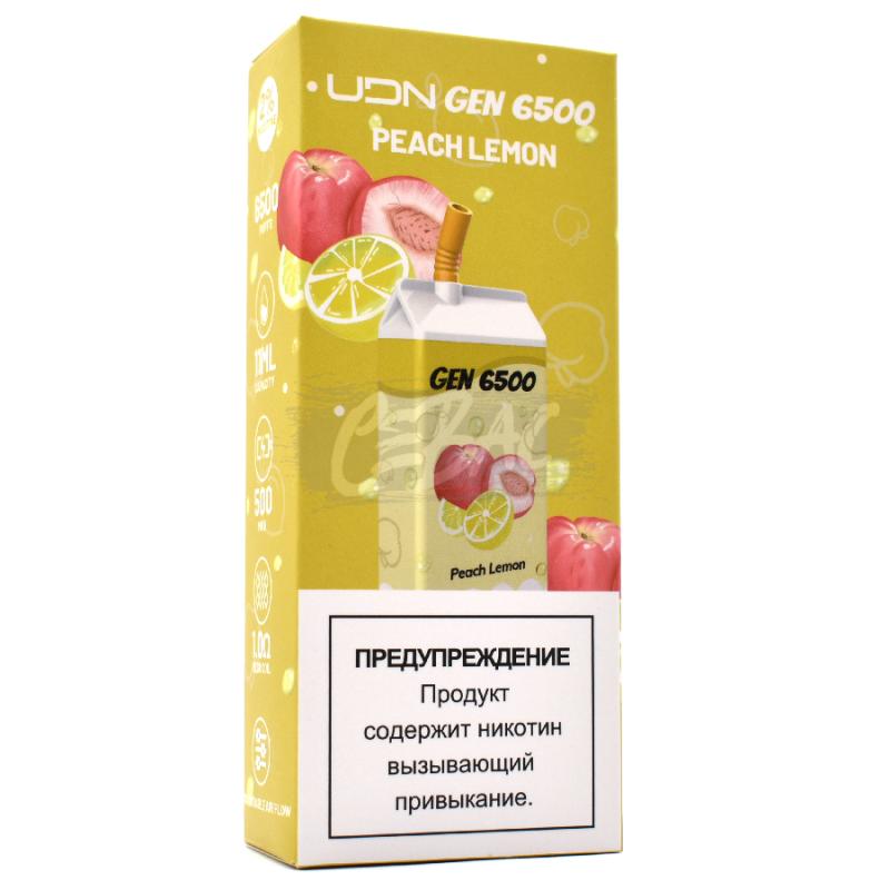 Электронная сигарета UDN GEN V2 6500 Peach Lemon (Персик с лимоном)