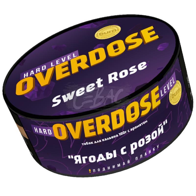 Табак OVERDOSE Sweet Rose - Ягоды со сладким виноградом и розой 100гр