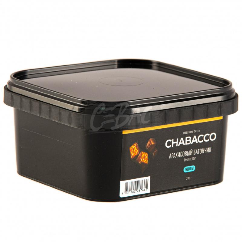 Бестабачная смесь Chabacco Peanut Bar (Арахисовый батончик) Medium 200гр