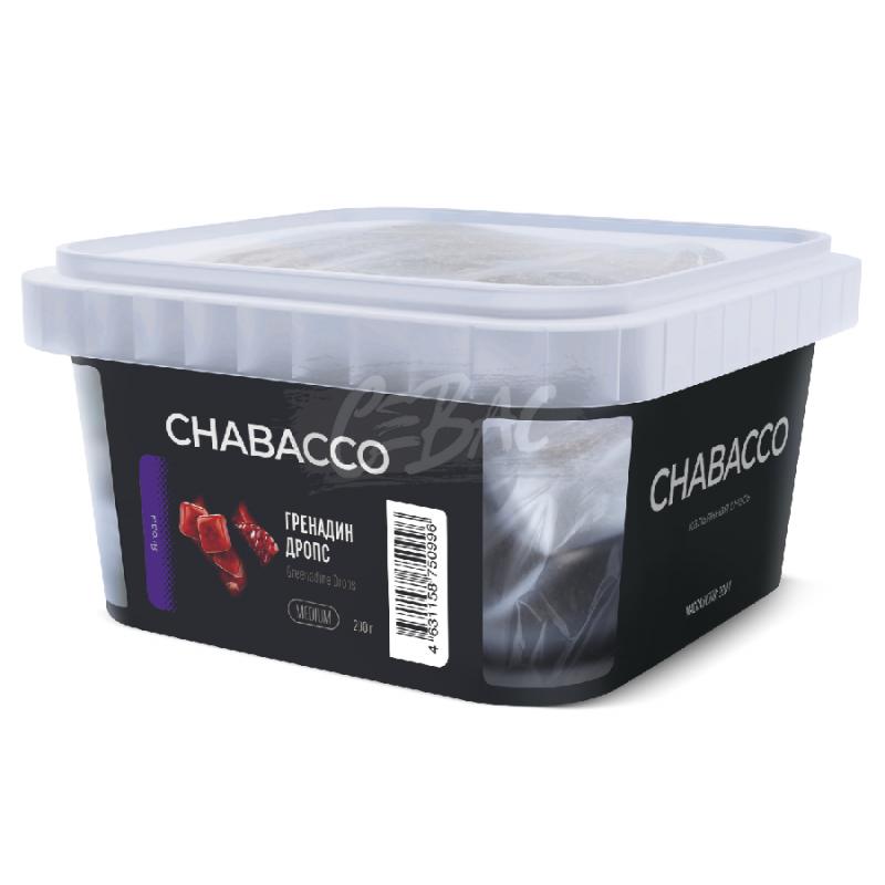 Бестабачная смесь Chabacco Grenadine Drops (Гренадин Дропс) Medium 200гр