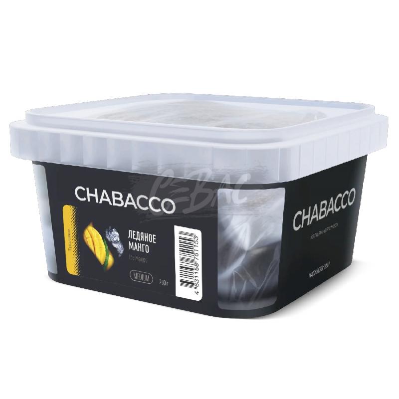 Бестабачная смесь Chabacco Ice Mango (Ледяное манго) Medium 200гр