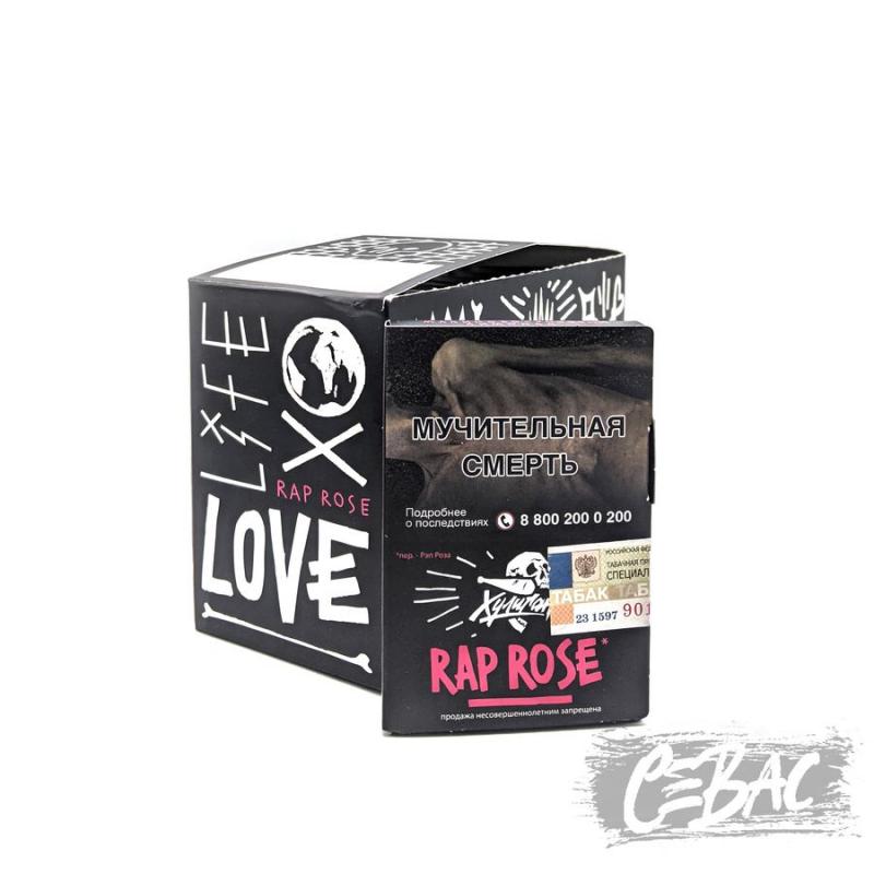 Табак Хулиган Rap Rose - Лимонад с малиной и розой 25гр