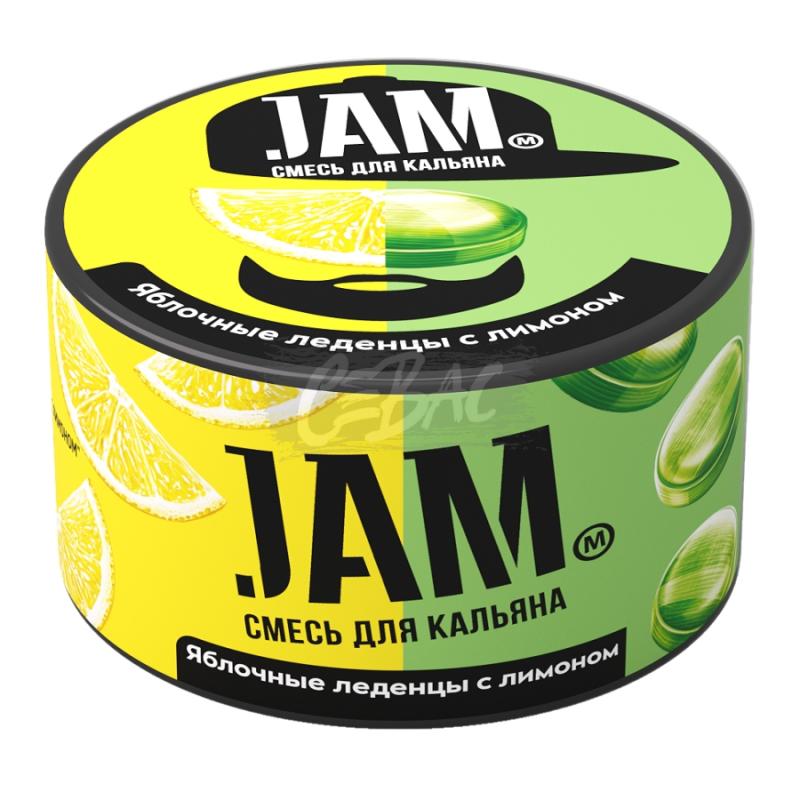 Бестабачная смесь JAM Яблочные леденцы с лимоном 250гр