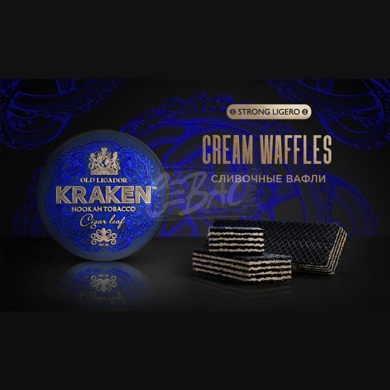 Kraken Strong Ligero Cream Waffles - Сливочные вафли 100гр на сайте Севас.рф
