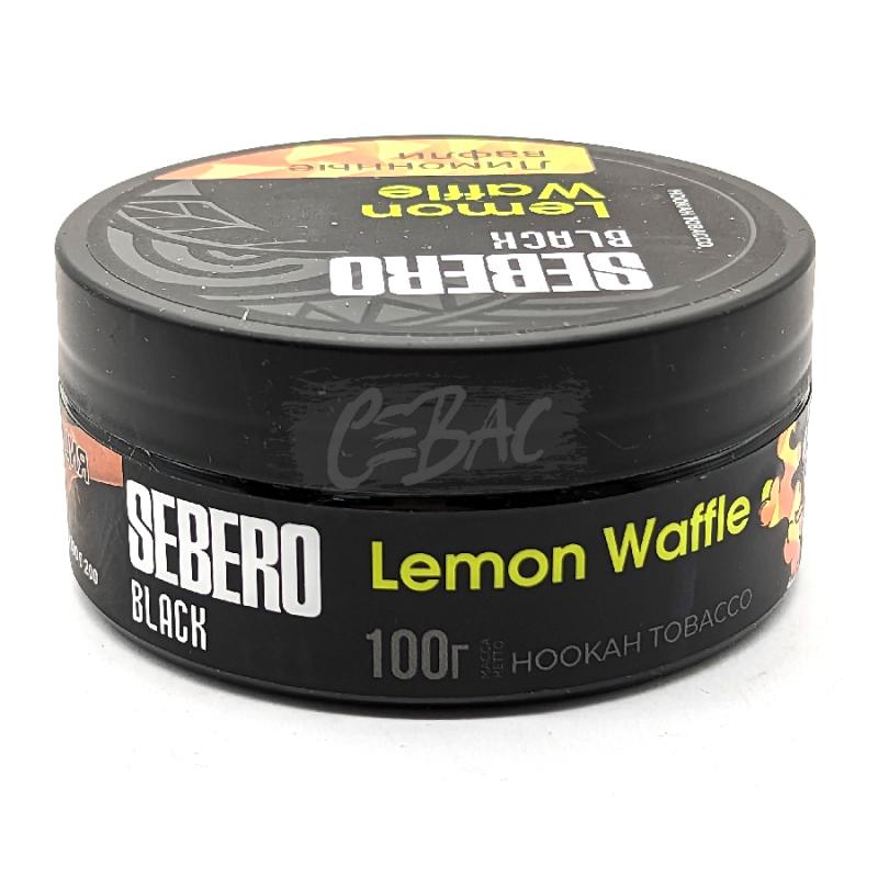 Табак SEBERO BLACK Lemon Waffle - Лимонные Вафли 100гр