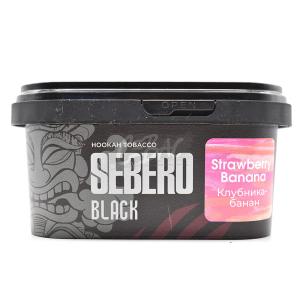 SEBERO BLACK Strawberry Banana - Клубника с Бананом 200гр