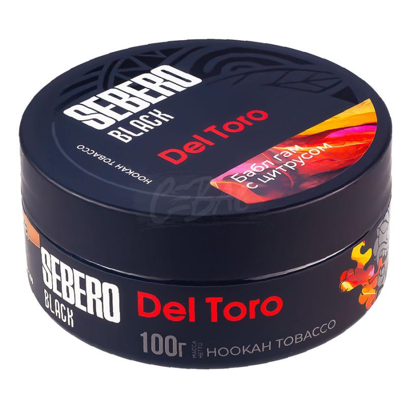 Табак SEBERO BLACK Del Toro - Бабл гам с цитрусом 100гр