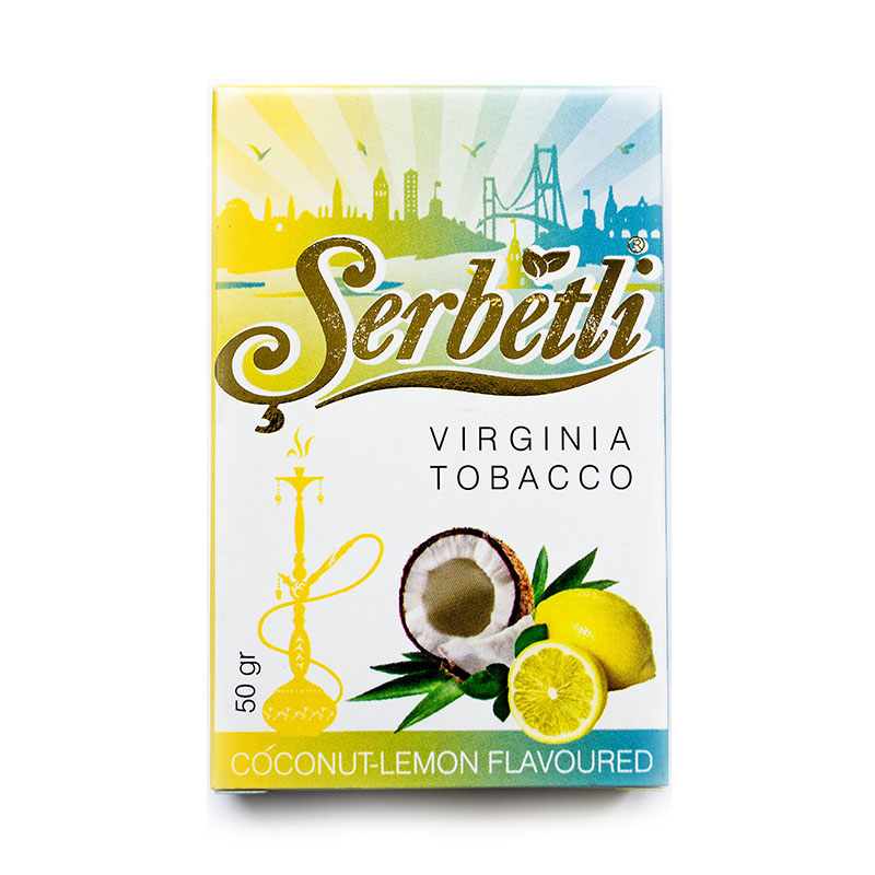 Serbetli Coconut-Lemon / Кокос и лимон 50гр на сайте Севас.рф
