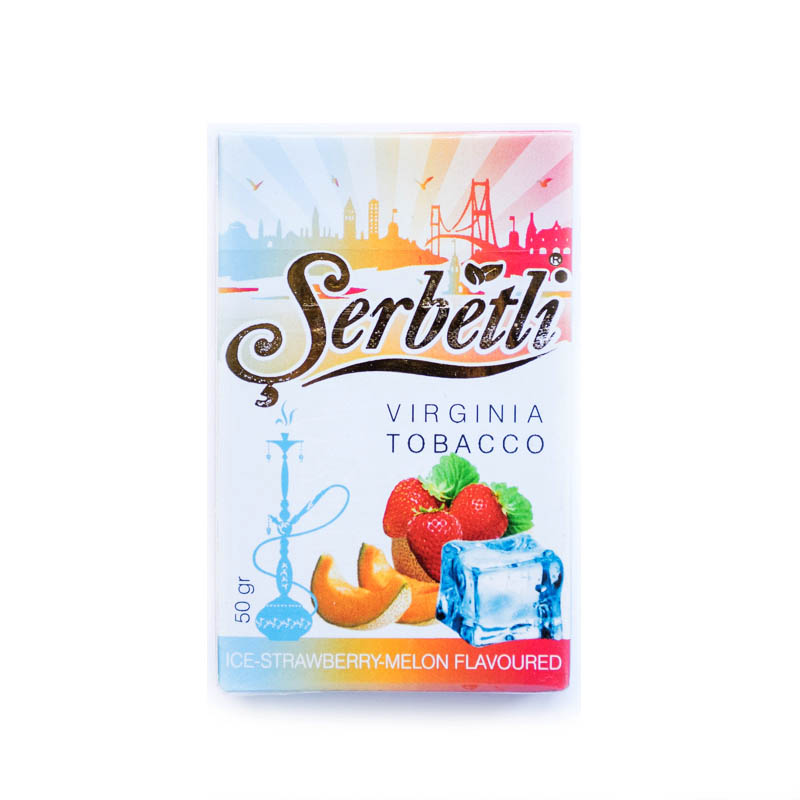 Serbetli ICE Strawberry Melon / Ледяные клубника и дыня 50гр на сайте Севас.рф