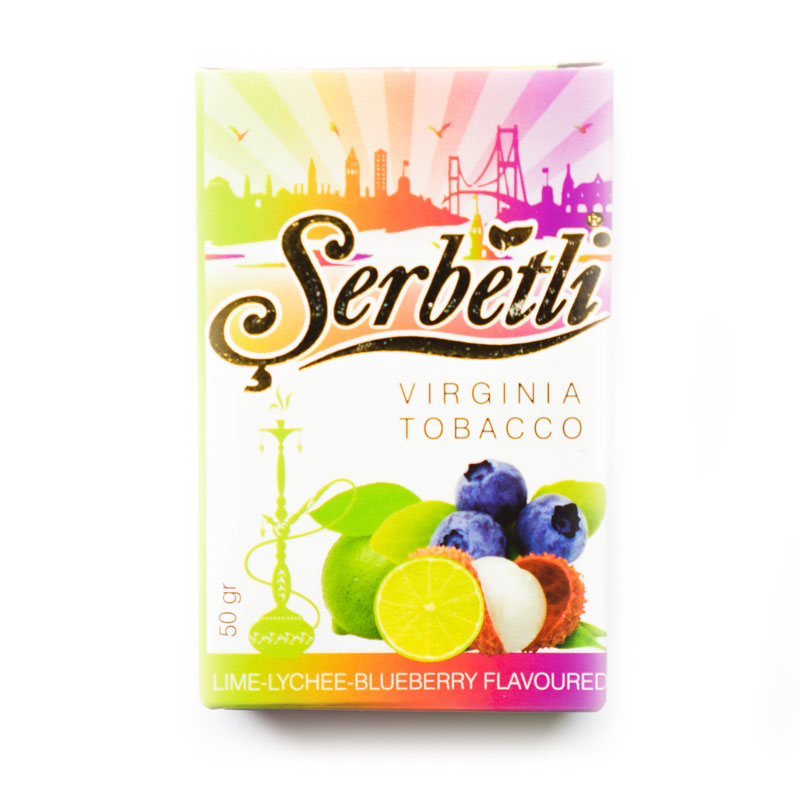 Serbetli Lime Lychee Blueberry / Лайм, личи и черника 50гр на сайте Севас.рф